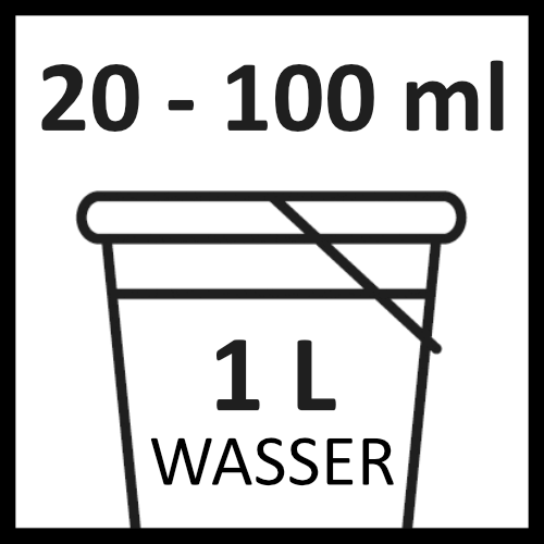 102 Dosierung 20-100ml auf 1l