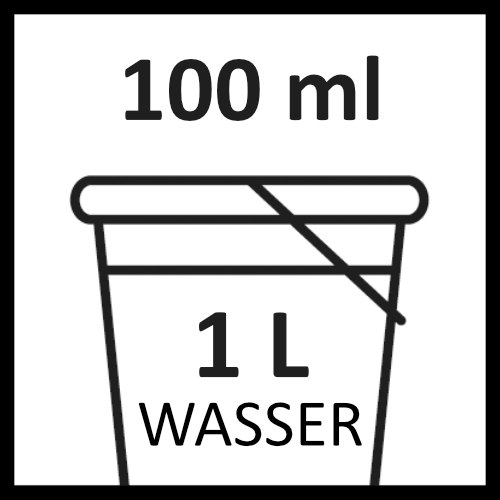 108 Dosierung 100ml auf 1l