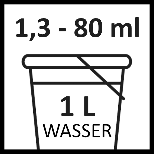 110 Dosierung 1,3-80ml auf 1l