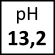 pH 13,2