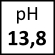 pH 13,8