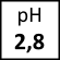 pH 2,8