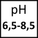 pH 6,5-8,5