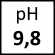 pH 9,8