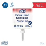 Tork Händedesinfektionsgel Extra S1