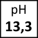 pH 13,3