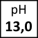 pH 13,0