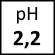 pH 2,2