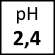 pH 2,4