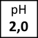 pH 2,0
