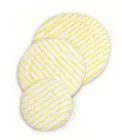 Microfaserpads | 26 - 51 cm | gelb/weiß