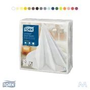 Dinnerservietten 39x39 cm LinStyle® 1/4 Falz weiß