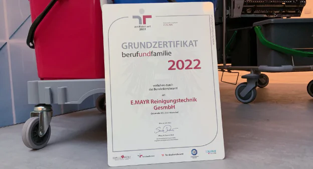E Mayr Zertifikat als familienfreundliches Unternehmen