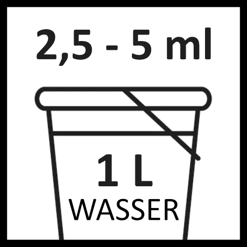 104 Dosierung 2,5-5ml auf 1l