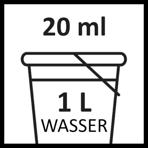 105 Dosierung 20ml auf 1l