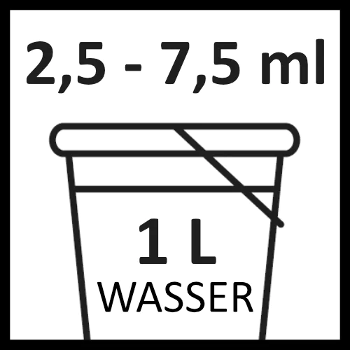 109 Dosierung 2,5-7,5ml auf 1l