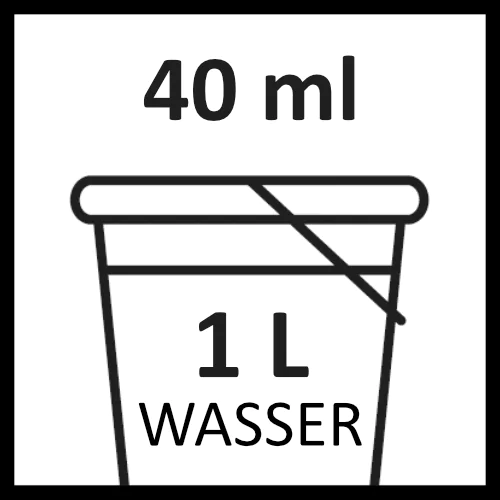 116 Dosierung 40ml auf 1l