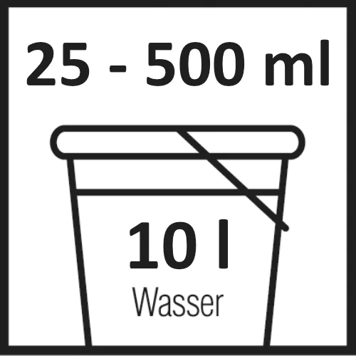 98 Dosierung 25-500ml auf 10l