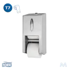 Tork OptiServe® Spender für 2 Rollen T7 Edelstahl