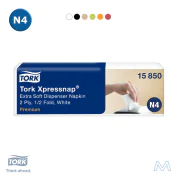 Tork Spenderserviette N4 Xpressnap® 1/2 Falz