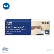 Tork Spenderserviette N4 Xpressnap® 1/4 Falz