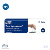 Tork Spenderserviette N4 Xpressnap® 1/4 Falz