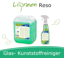 Nachhaltiger Glas- und Kunststoffreiniger Ligreen von E.Mayr